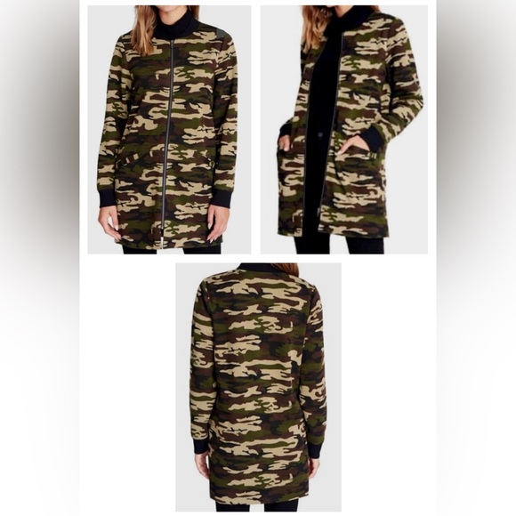 women’s SANCTUARY camouflage / camo jacket - sz XS petite - Picture 3 of 3